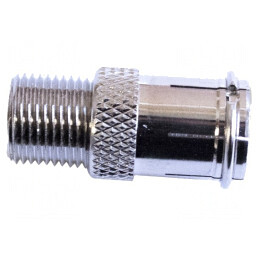 Conector BNC Mufă F Soclu 75Ω Tată 40-65°C | Electronic-mag.ro | Componente Electronice