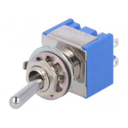 Comutator Basculant 3 Pozitii DP3T ON-OFF-ON 6A 125VAC | Electronic-mag.ro | Componente Electronice