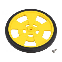 Ax galbenă amplatizat pe ambele părţi 69mm | Electronic-mag.ro | Componente Electronice