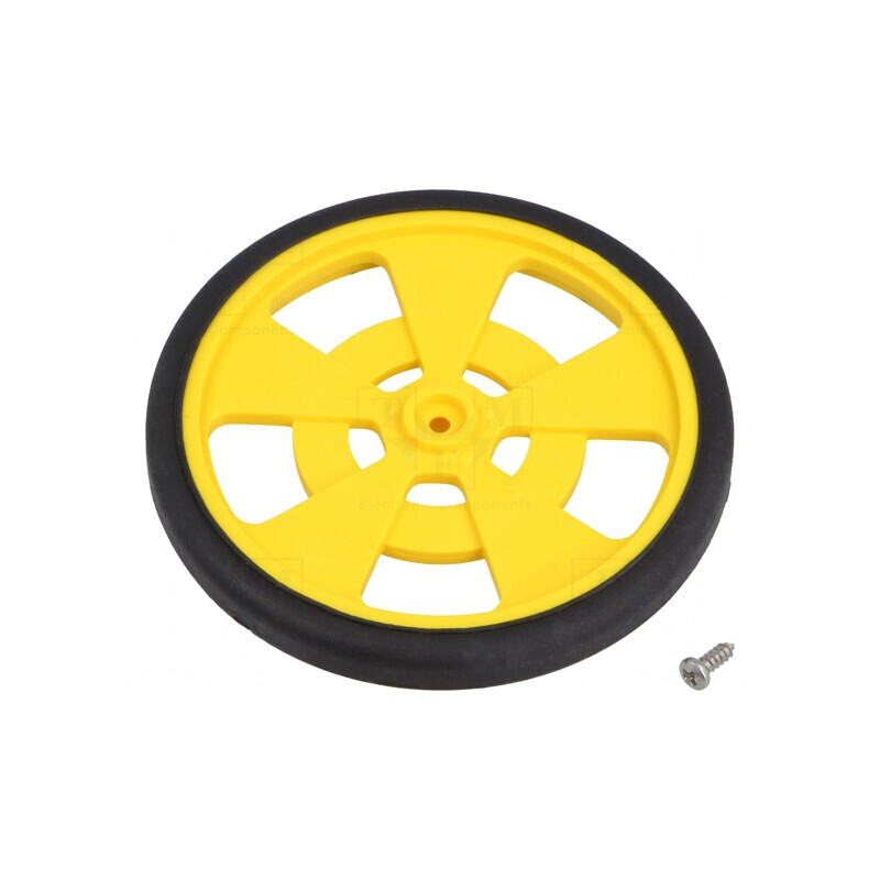 Ax galbenă amplatizat pe ambele părţi 69mm | Electronic-mag.ro | Componente Electronice