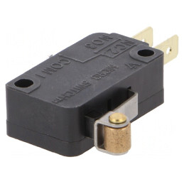 Microîntrerupător cu Manetă și Rulou 11A/125VAC | Electronic-mag.ro | Componente Electronice