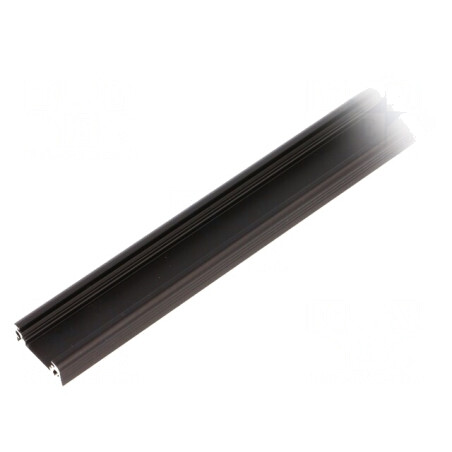 Profil Aluminiu Negru 1m pentru Module LED SURFACE10 | Electronic-mag.ro | Componente Electronice