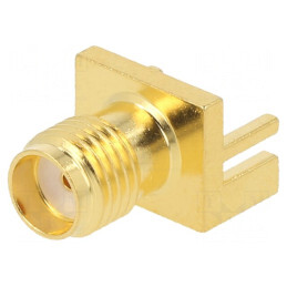 Soclu SMA mamă margine orizontal 50Ω | Electronic-mag.ro | Componente Electronice