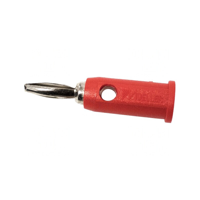 Mufă Banană 4mm 5A 2,5kVDC Roșie | Electronic-mag.ro | Componente Electronice