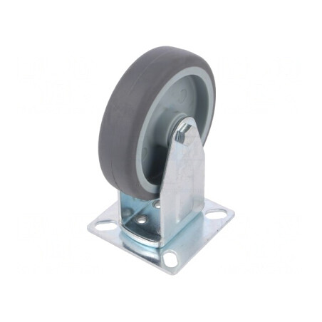 Roată de Transport Rigidă 100mm 90kg | Electronic-mag.ro | Componente Electronice
