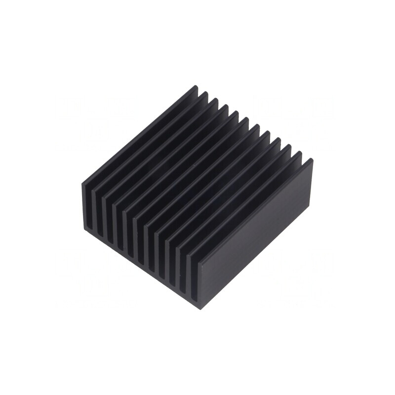 Radiator Negru cu Aripioare 50x45x22mm | Electronic-mag.ro | Componente Electronice