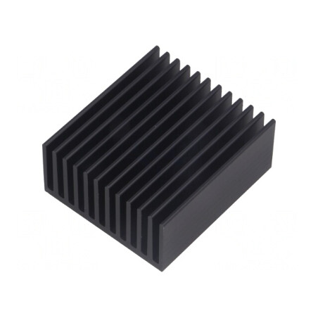 Radiator Negru cu Aripioare 50x45x22mm | Electronic-mag.ro | Componente Electronice
