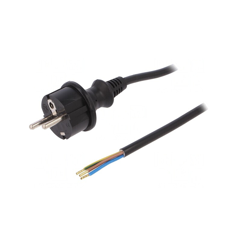 Cablu SCHUKO 3x1mm2 PVC 2m | Electronic-mag.ro | Componente Electronice
