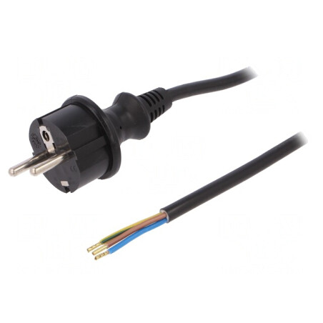 Cablu SCHUKO 3x1mm2 PVC 2m | Electronic-mag.ro | Componente Electronice