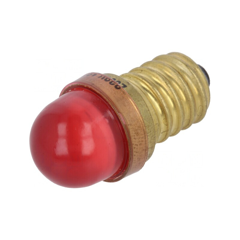 Bec LED roșu E14 230V | Electronic-mag.ro | Componente Electronice