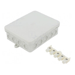 Cutie de Conexiuni IP55 100x125x40mm | Electronic-mag.ro | Componente Electronice