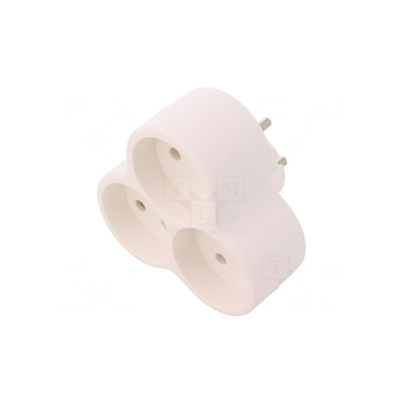 Splitter Alimentare AC 2P 250V 16A Rotund | Electronic-mag.ro | Componente Electronice