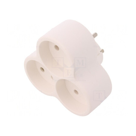 Splitter Alimentare AC 2P 250V 16A Rotund | Electronic-mag.ro | Componente Electronice