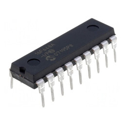 Microcontroler PIC 7kB 20MHz 3-5.5VDC DIP18 | Electronic-mag.ro | Componente Electronice