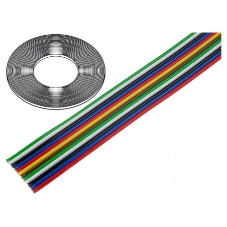 Cablu Bandă 12x0.22mm² PVC 300V | Electronic-mag.ro | Componente Electronice