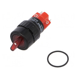 Comutator Rotativ 2 Pozitii SPST 3A/220VAC 2A/24VDC | Electronic-mag.ro | Componente Electronice