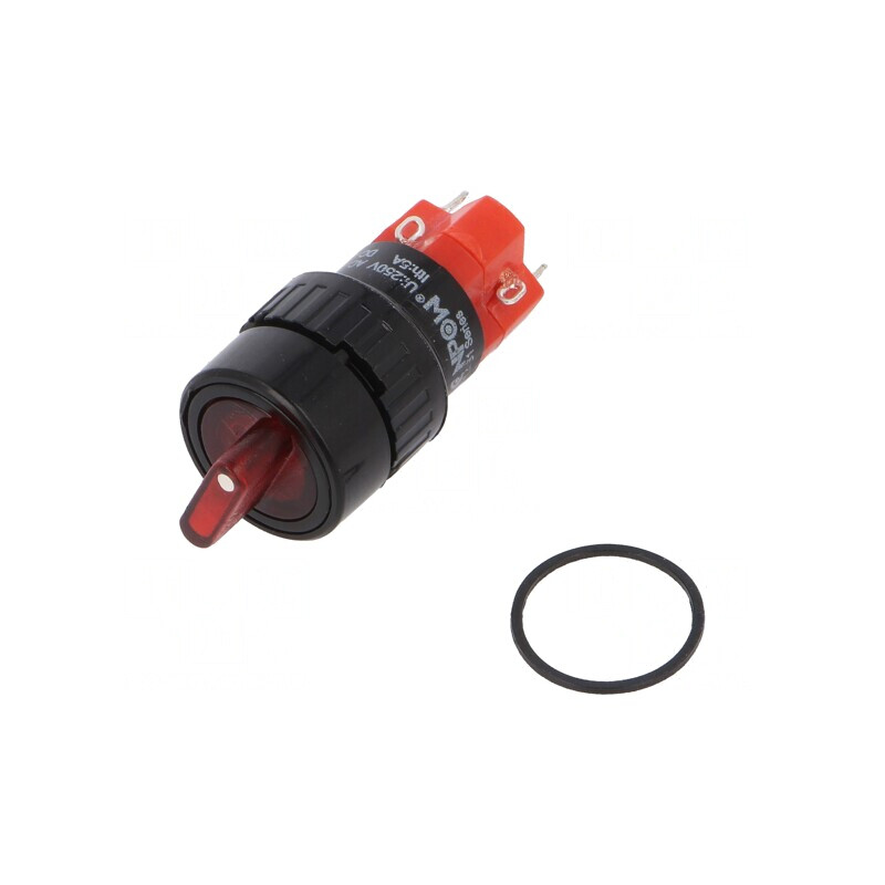 Comutator Rotativ 2 Pozitii SPST 3A/220VAC 2A/24VDC | Electronic-mag.ro | Componente Electronice