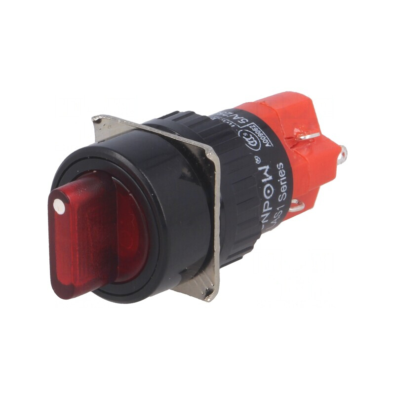 Comutator Rotativ 2 Poziții SPST 3A/220VAC 2A/24VDC | Electronic-mag.ro | Componente Electronice
