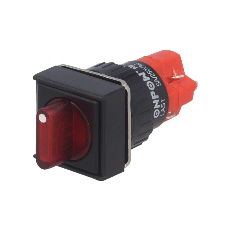 Comutator Rotativ 2 Pozitii SPST-NO SPST-NC 3A/220VAC 2A/24VDC | Electronic-mag.ro | Componente Electronice