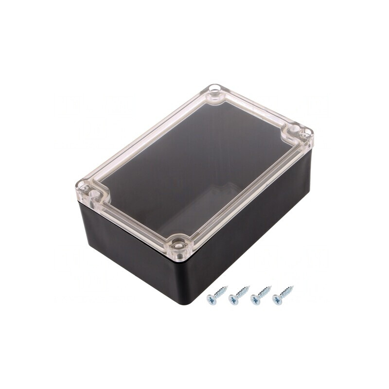 Carcasă universală ABS neagră IP65 90x135x50mm | Electronic-mag.ro | Componente Electronice