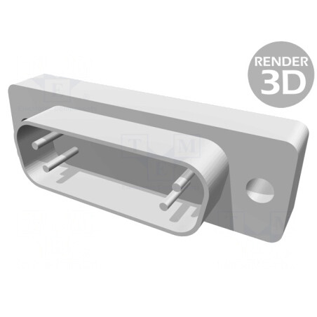 Conector D-Sub 15 Pin Tată Drept THT UNC 4-40 | Electronic-mag.ro | Componente Electronice
