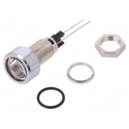 Lampă de control LED roșie 5mm pentru PCB | Electronic-mag.ro | Componente Electronice