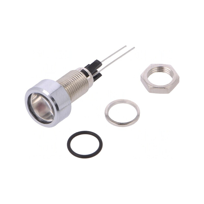 Lampă de control LED roșie 5mm pentru PCB | Electronic-mag.ro | Componente Electronice