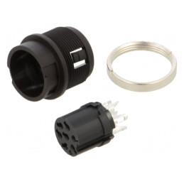 Conector Circular 32V 7 Pin Soclu Mamă IP40 | Electronic-mag.ro | Componente Electronice