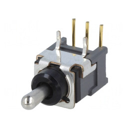 Comutator Basculant SPDT 3 Pozitii ON-OFF-ON 0.01A 28VAC | Electronic-mag.ro | Componente Electronice