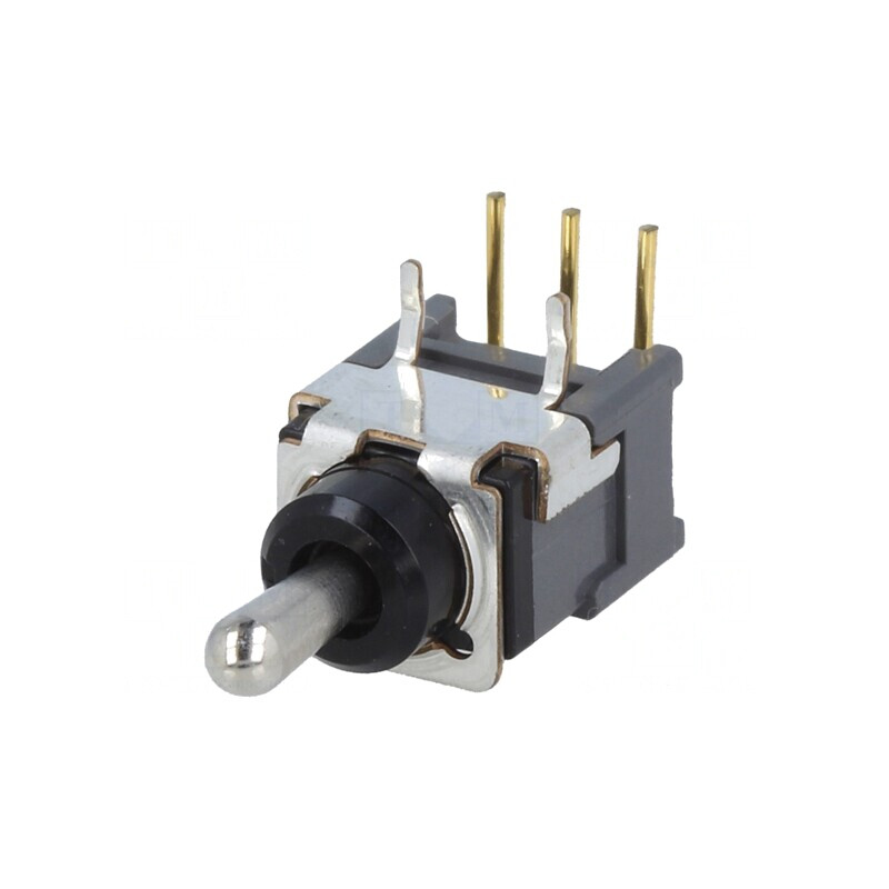 Comutator Basculant SPDT 3 Pozitii ON-OFF-ON 0.01A 28VAC | Electronic-mag.ro | Componente Electronice
