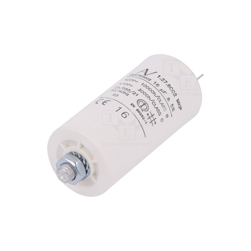 Condensator pentru Motoare 16uF 420V | Electronic-mag.ro | Componente Electronice
