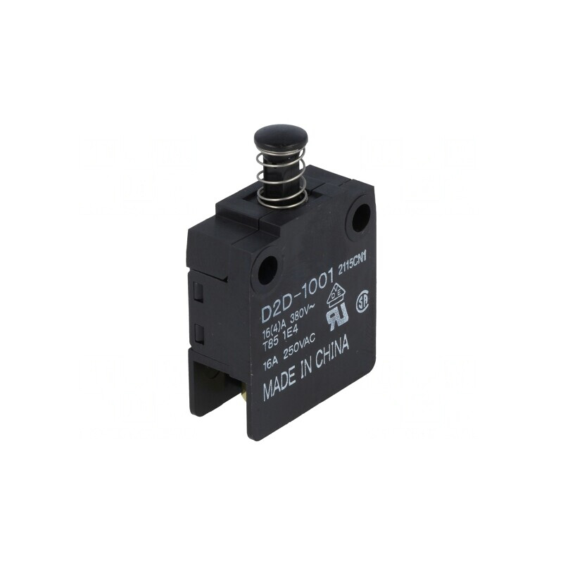 Comutator Ușă SPST-NO 16A 250VAC Negru | Electronic-mag.ro | Componente Electronice
