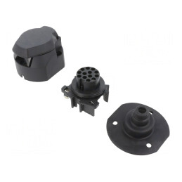 Conector Automotive Soclu Montare Panou 13 PIN 12VDC | Electronic-mag.ro | Componente Electronice
