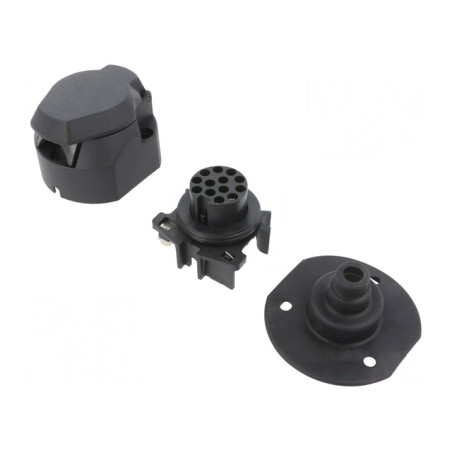 Conector Automotive Soclu Montare Panou 13 PIN 12VDC | Electronic-mag.ro | Componente Electronice