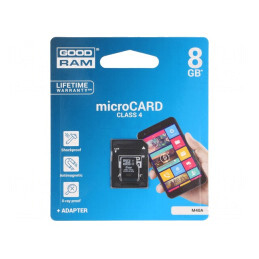 Card de memorie microSDHC 8GB Class 4 15MB/s