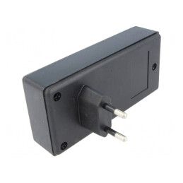 Carcasă Alimentator ABS Neagră 120x56x31mm | Electronic-mag.ro | Componente Electronice