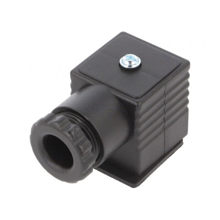 Fișă de contact bobină neagră 230V IP65 | Electronic-mag.ro | Componente Electronice