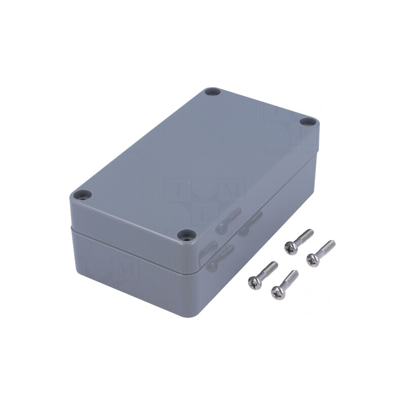 Carcasă Universală ABS Gri Închis IP65 65x115x40mm | Electronic-mag.ro | Componente Electronice