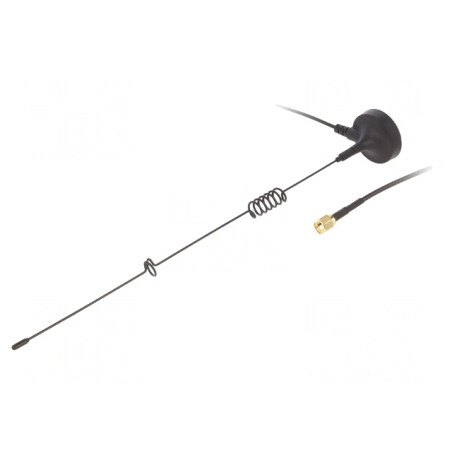 Antena GSM 5dBi Verticală Magnetică 50Ω 824-2700MHz | Electronic-mag.ro | Componente Electronice