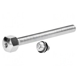 Ştift Filetat M12 Oțel Zincat 125mm | Electronic-mag.ro | Componente Electronice