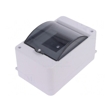 Carcasă pentru Aparatură Modulară IP30 Montare pe Perete Albă ABS | Electronic-mag.ro | Componente Electronice