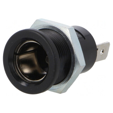 Soclu Mini Brichetă Auto 16A Negru | Electronic-mag.ro | Componente Electronice