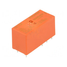 Releu Electromagnetic DPDT 24VAC 8A PCB | Electronic-mag.ro | Componente Electronice