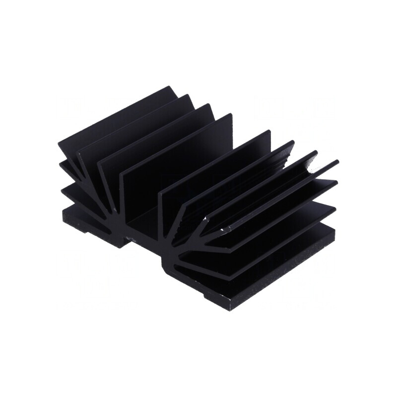 Radiator extrudat SOT32 negru 37.5mm x 54mm 5.5K/W | Electronic-mag.ro | Componente Electronice Radiator extrudat SOT32 negru 37.5mm x 54mm 5.5K/W | Electronic-mag.ro | Componente Electronice