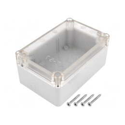 Carcasă Universală ABS Gri 78x118x54mm cu Garnitură | Electronic-mag.ro | Componente Electronice