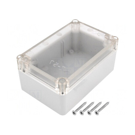 Carcasă Universală ABS Gri 78x118x54mm cu Garnitură | Electronic-mag.ro | Componente Electronice