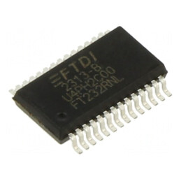 Interfață USB-UART Full Speed 3.3-5.25VDC SSOP28 | Electronic-mag.ro | Componente Electronice