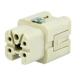 Conector HDC Inserturi Mamă 5 4 PE 10A | Electronic-mag.ro | Componente Electronice