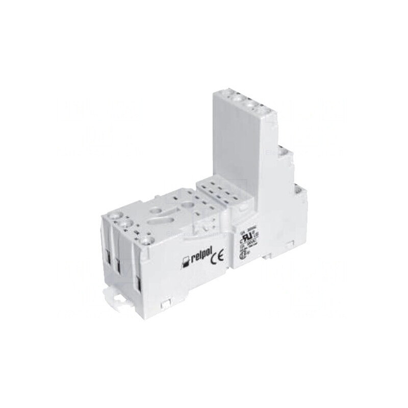 Stativ pentru șină DIN pe panou 8-12A 300V | Electronic-mag.ro | Componente Electronice