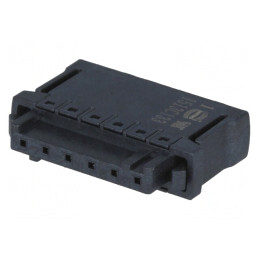 Conector mufă cablu-placă tată 6 pini 2,54mm har-flexicon | Electronic-mag.ro | Componente Electronice
